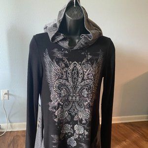 Vocal Hoodie Ladies Studded